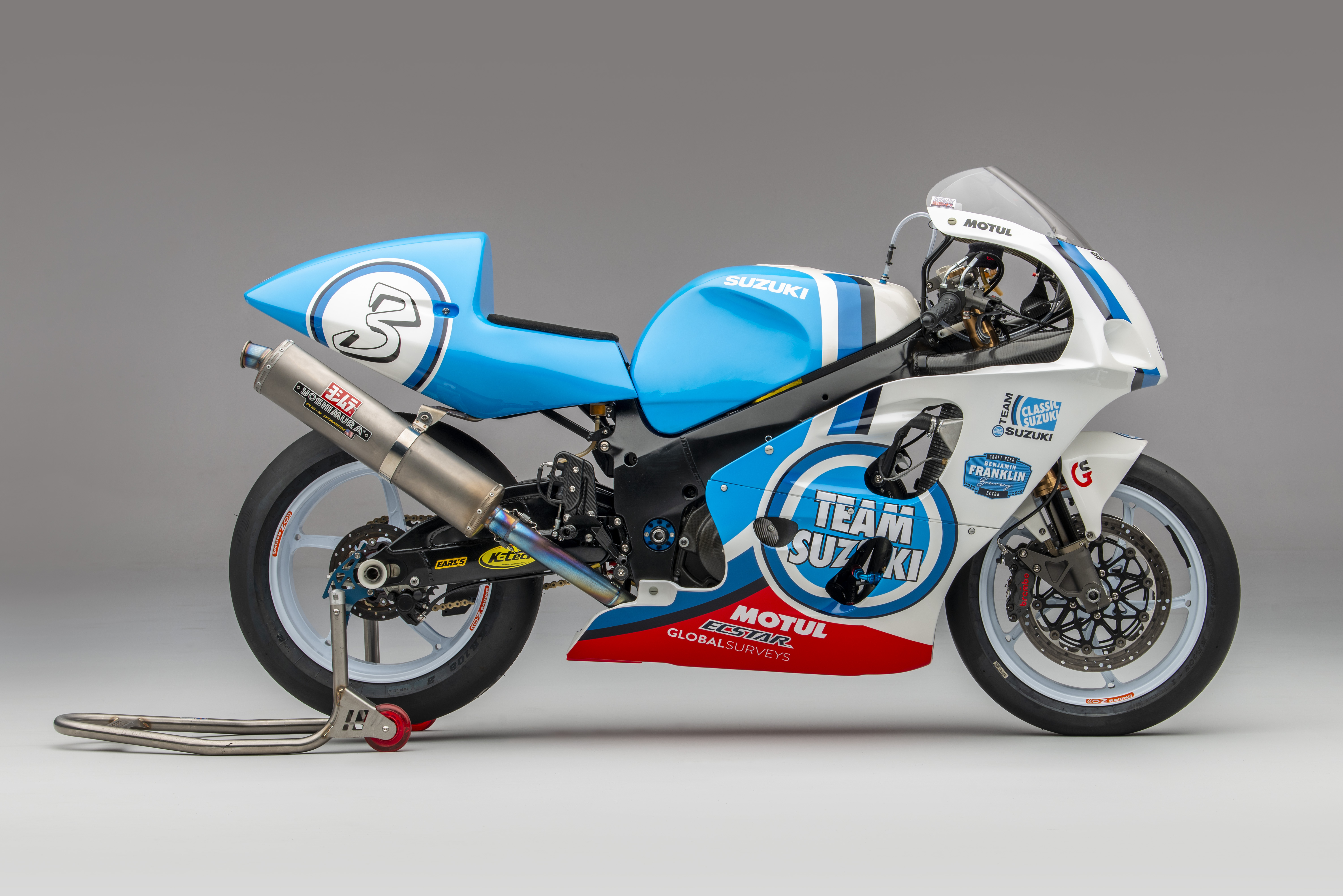Aparecer Ejecutante equipo Team Classic Suzuki GSX-R750 SRAD racer revealed | Team Classic Suzuki
